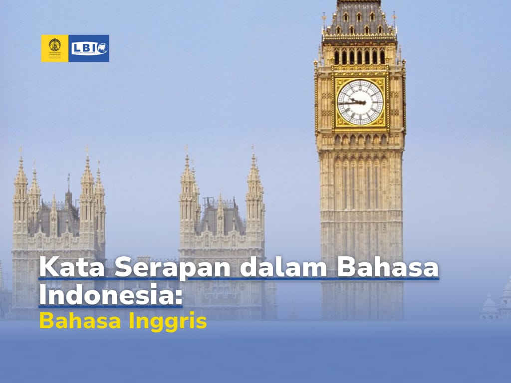 Kata Serapan Dalam Bahasa Indonesia Bahasa Inggris Lembaga Bahasa